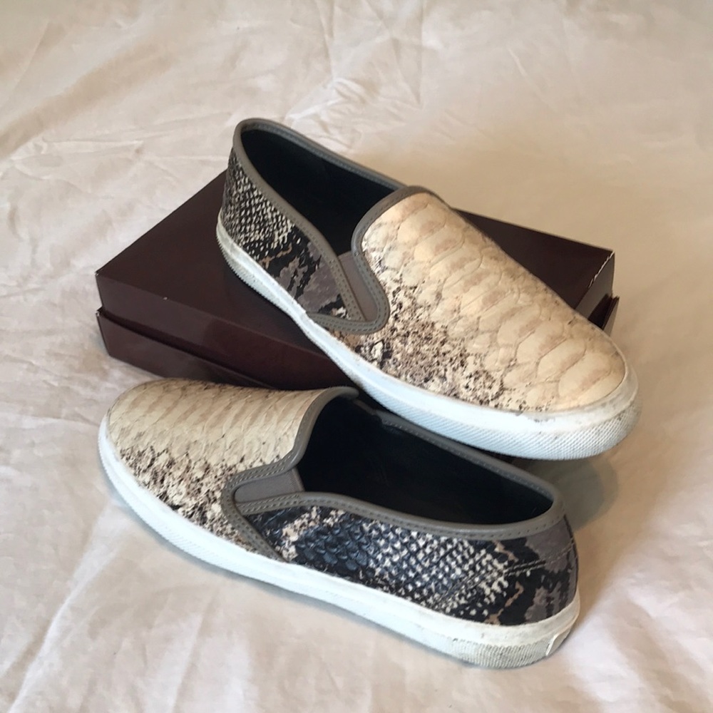 Coach CHRISSY Snakeskin Looking Loafers